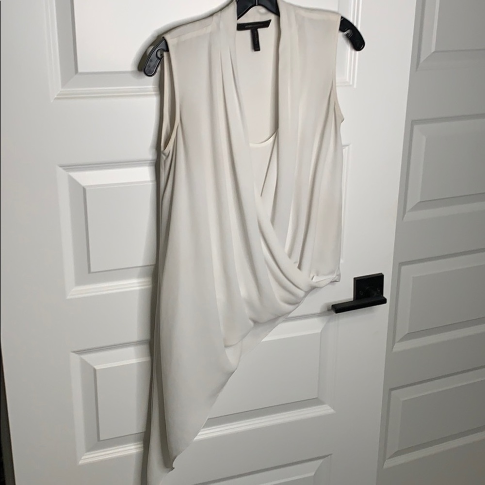 BCBG white blouse